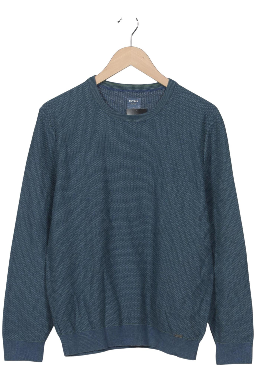 Olymp Men Sweater Blue L Cotton 4