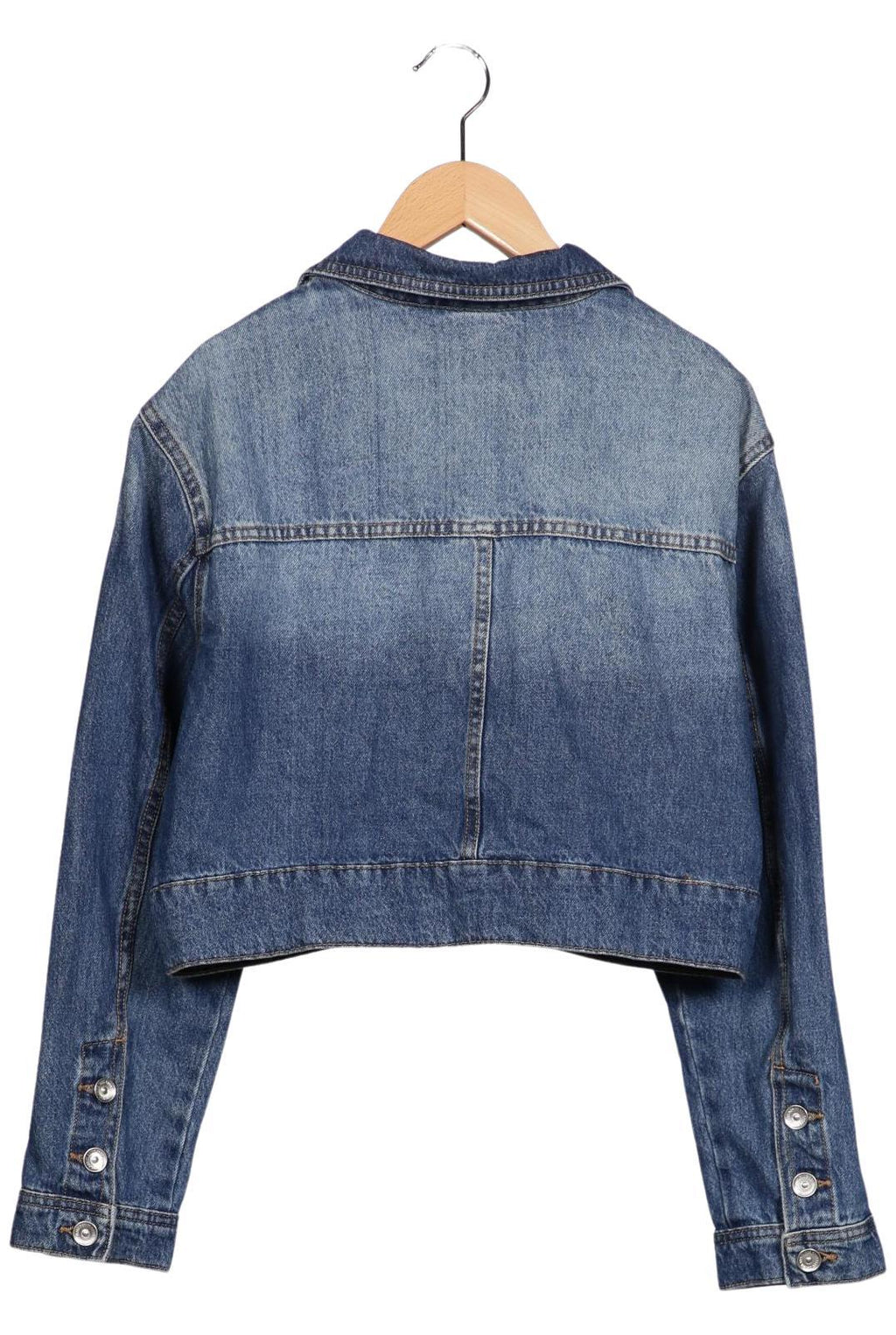 Only Women Jacket Blue M Cotton 7