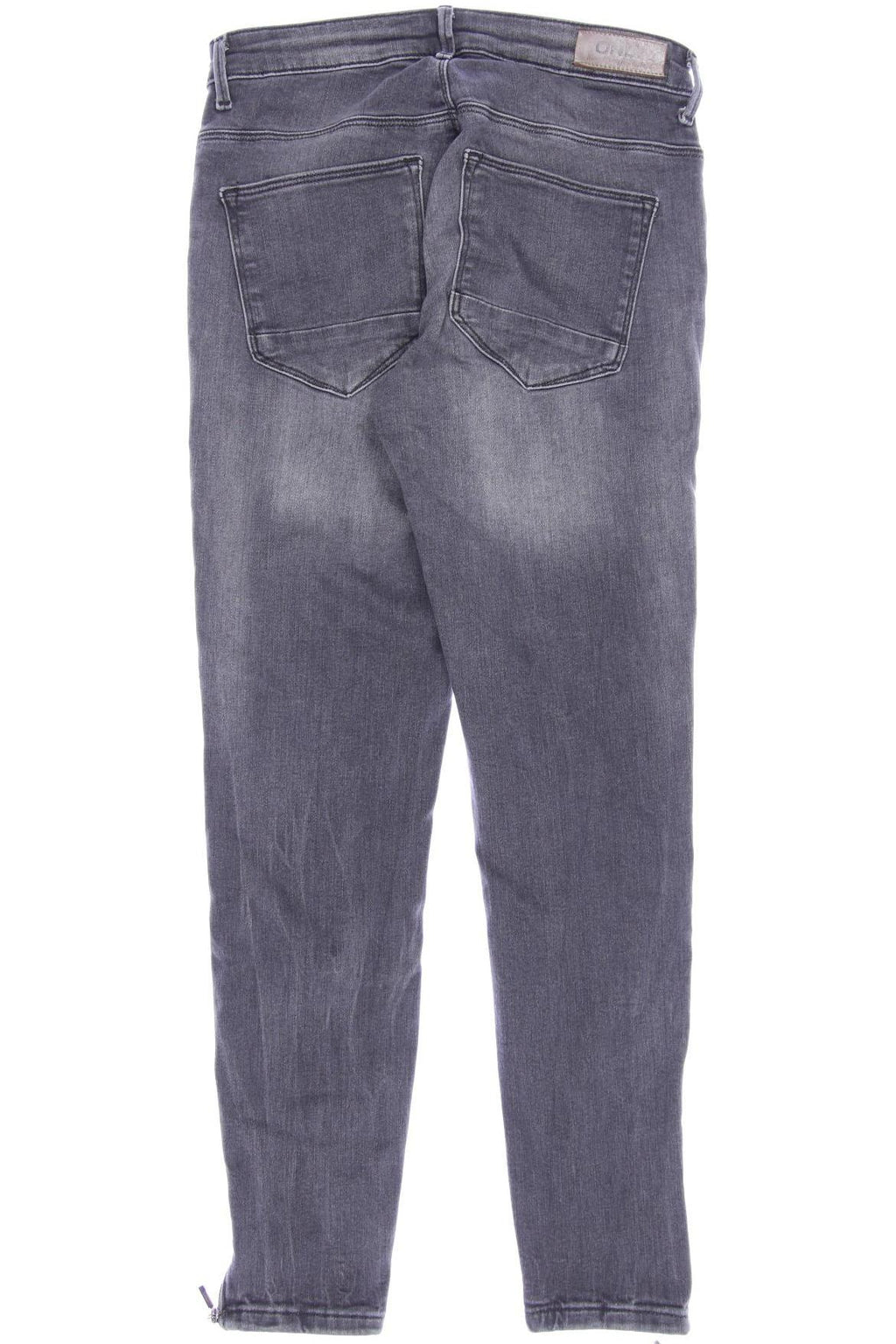 Only Women's Jeans Gray W28 Cotton Elastane Leather 5