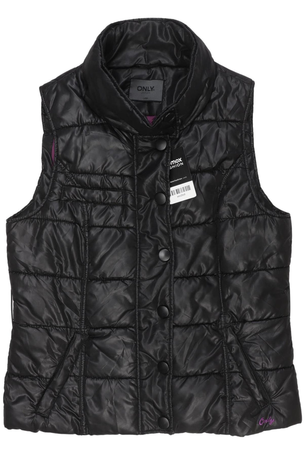 ONLY Women Vest Black Size L Synthetic 3