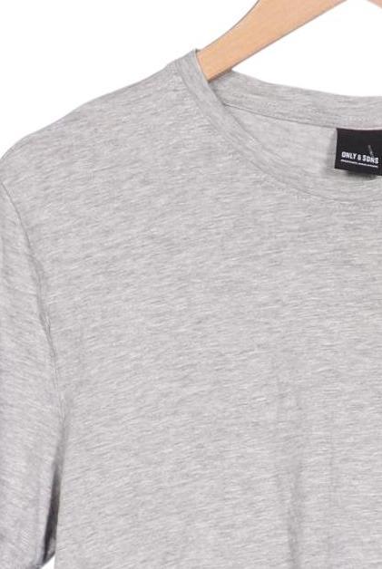 Only & Sons Herren T-Shirt Grau Gr. S 7