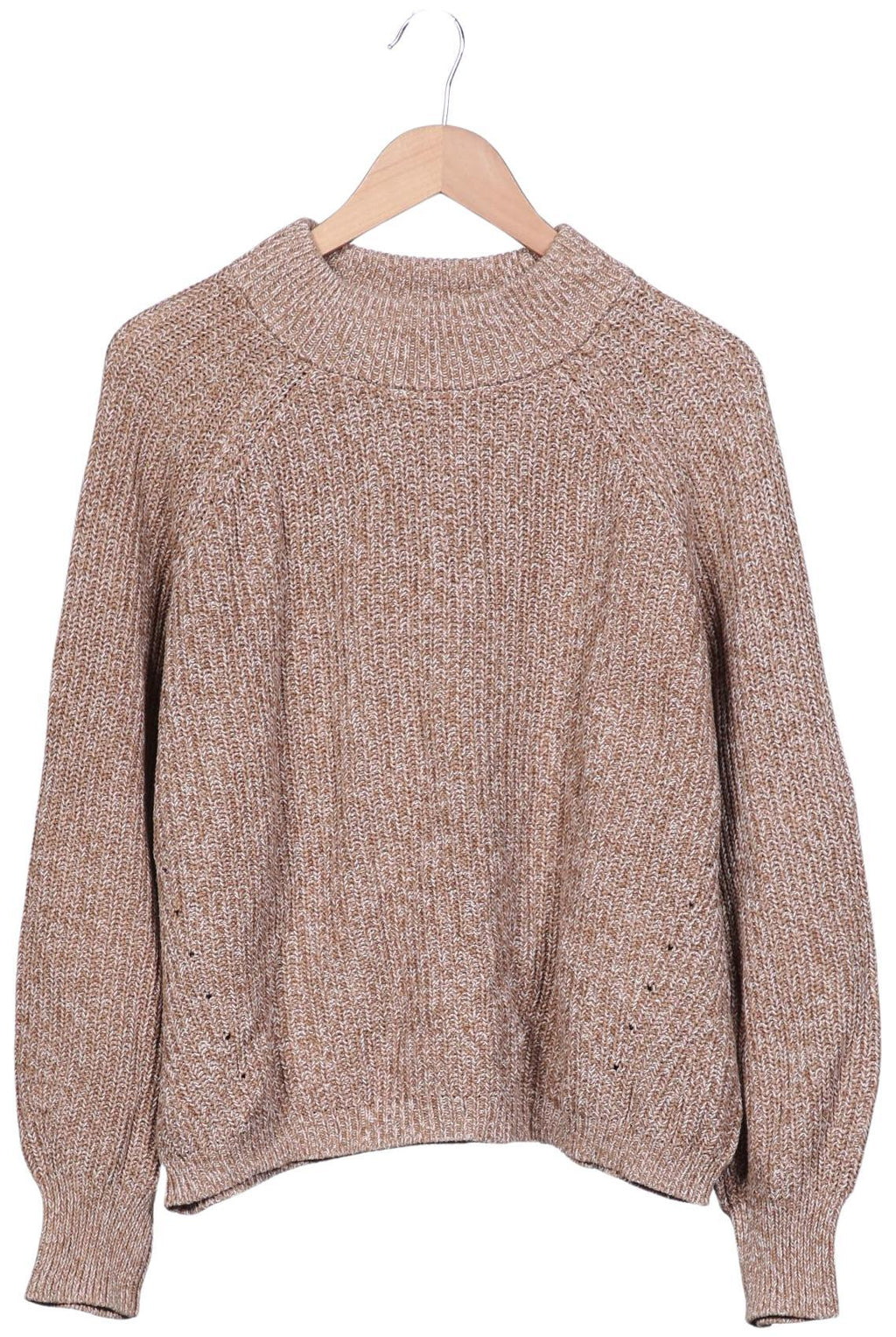 Opus Damen Pullover Beige EU 40 Baumwolle 6