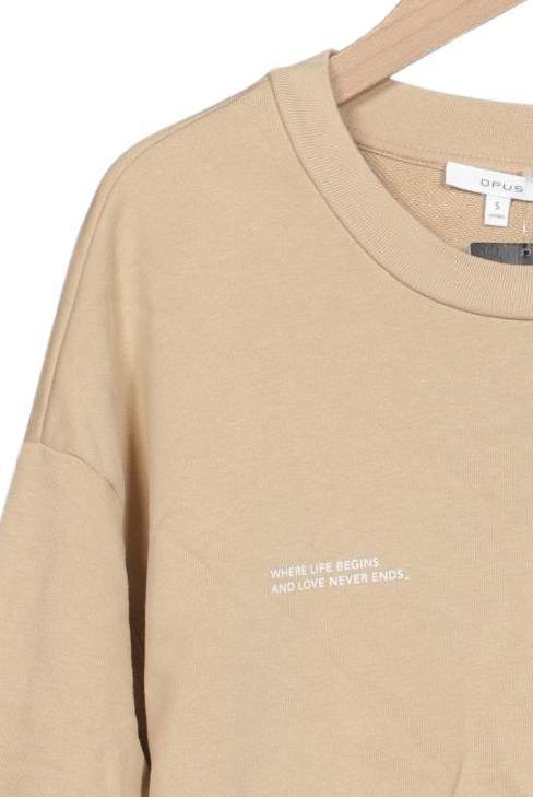 Opus Damen Pullover Beige Größe S 4