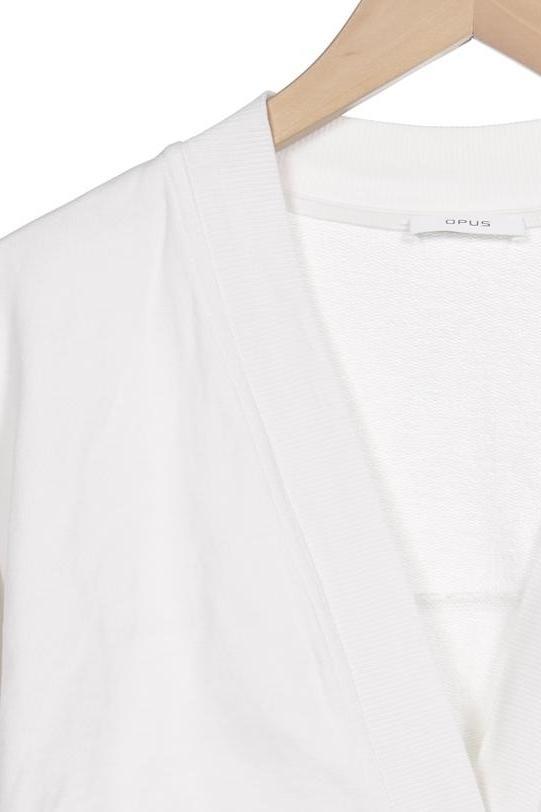 Opus Women's Sweater White EU 38 Cotton Second Hand 6
