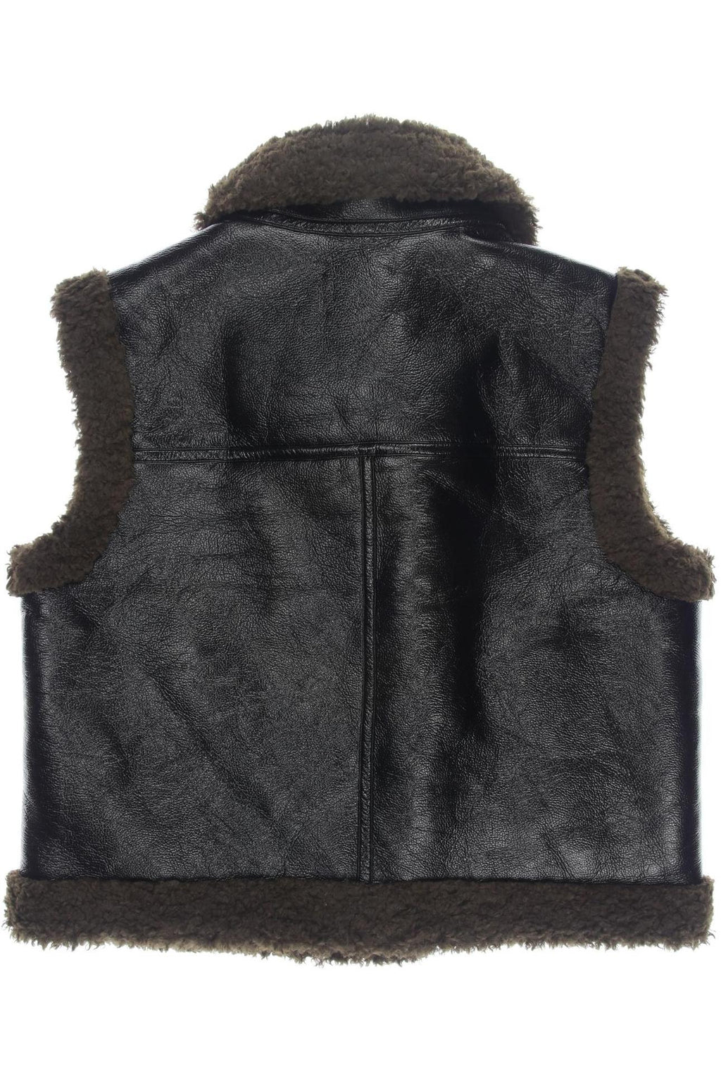 Opus Women's Vest Black Size L Synthetic Leather 5