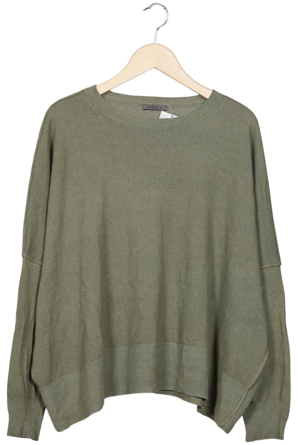 Oska Women's Sweater Green EU 44 Virgin Wool Second Hand 2
