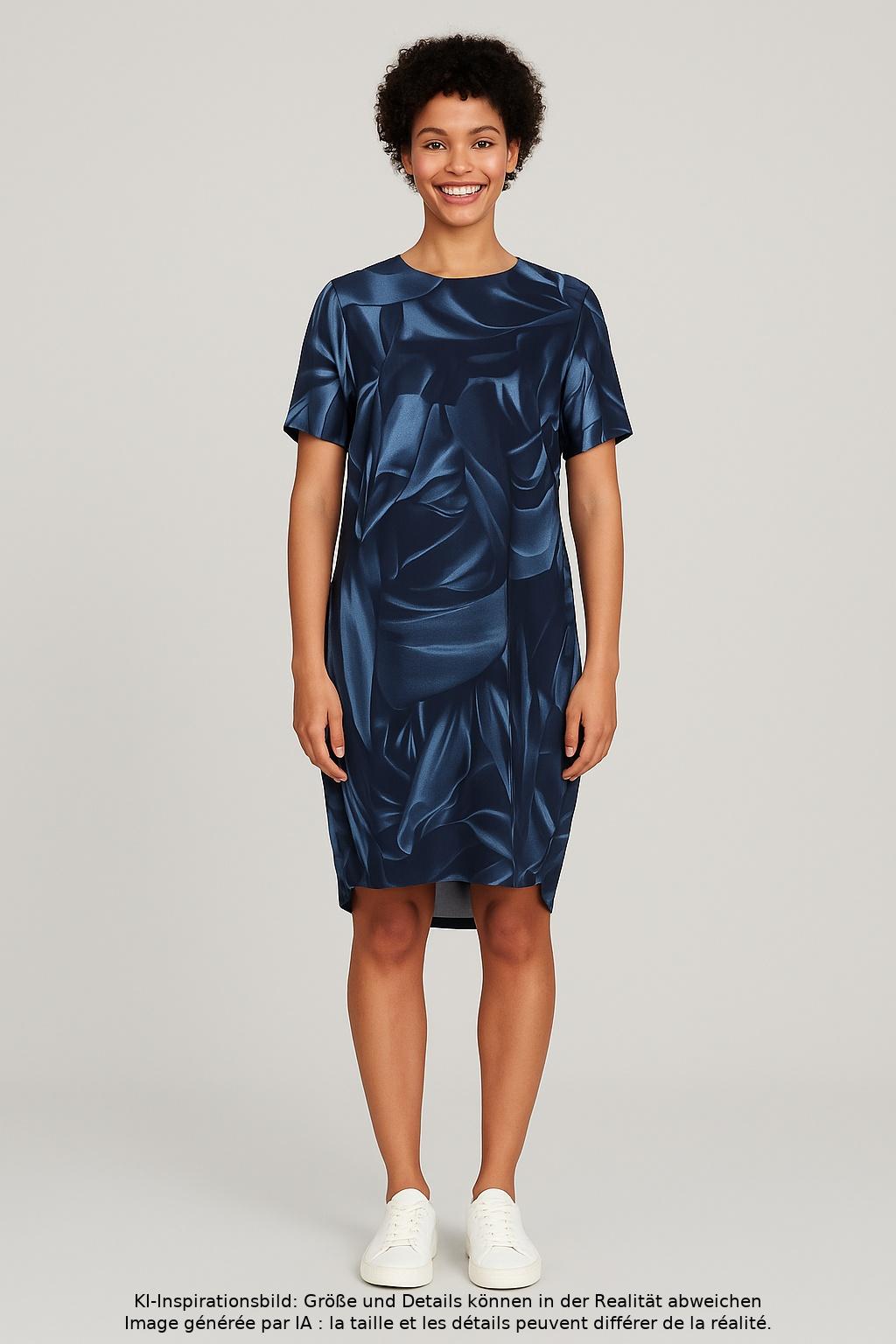 & Other Stories Dress Navy EU 34 9