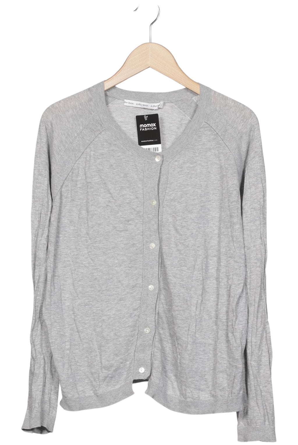 & Other Stories Cardigan Gray L Cotton 2