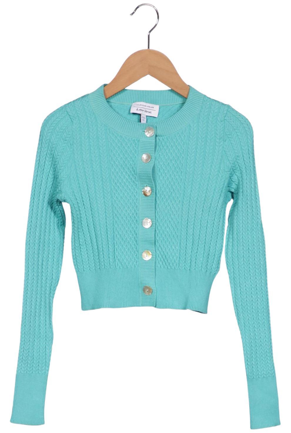 & Other Stories Women's Cardigan Turquoise Size XS 2