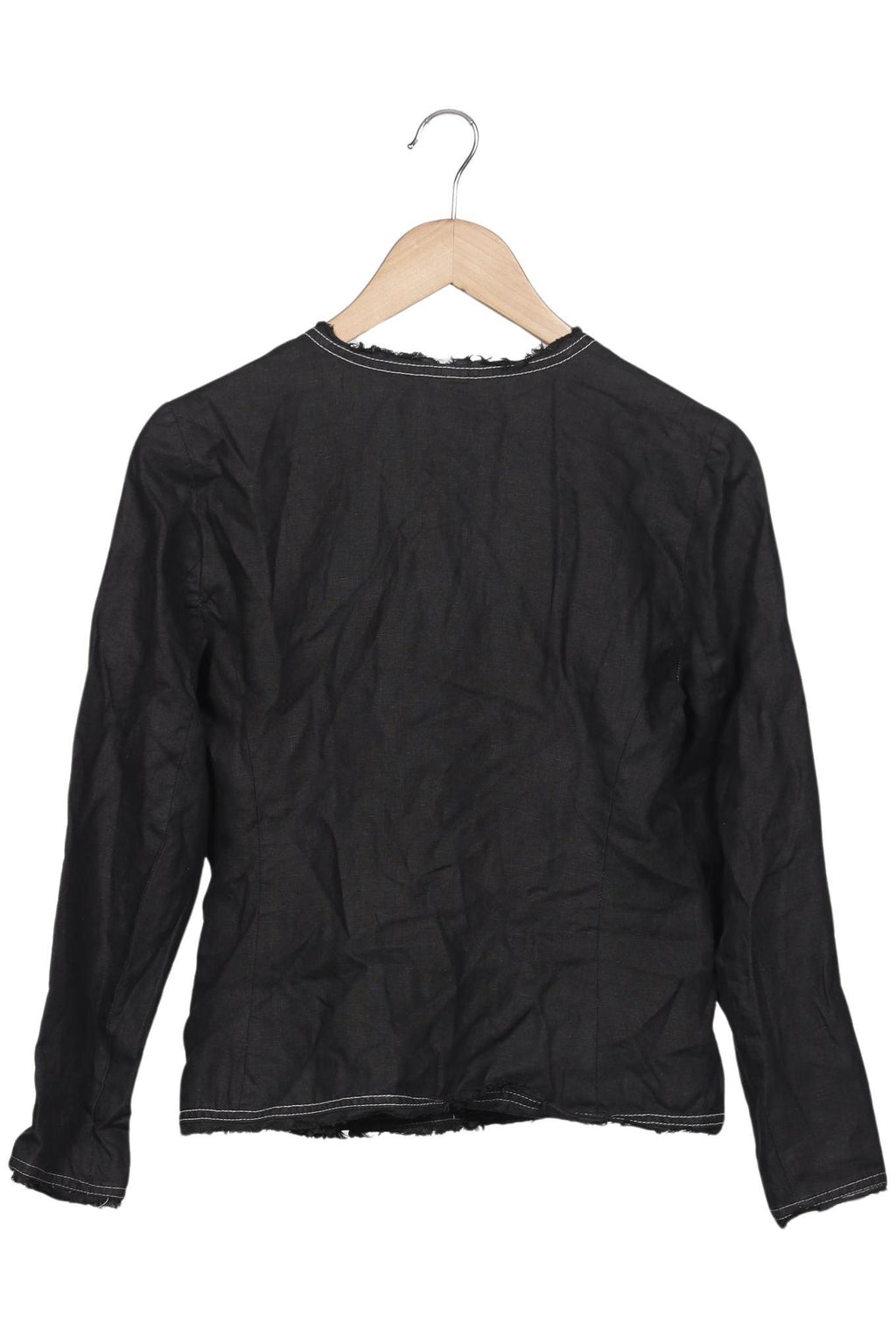 Oui Veste Femme Noir EU 36 Lin Coton 3