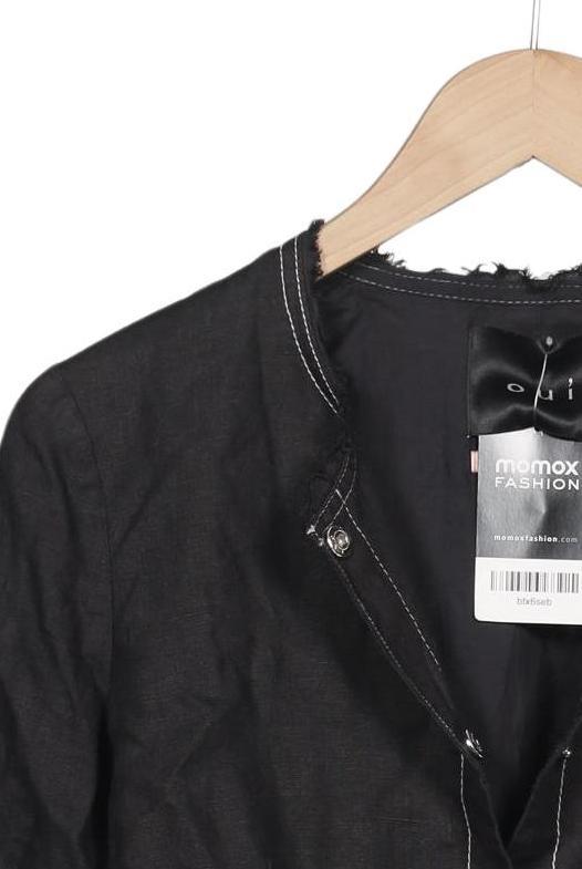 Oui Veste Femme Noir EU 36 Lin Coton 4