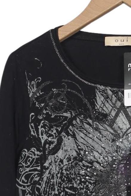 Oui Women Long Sleeve Shirt Black EU 34 3