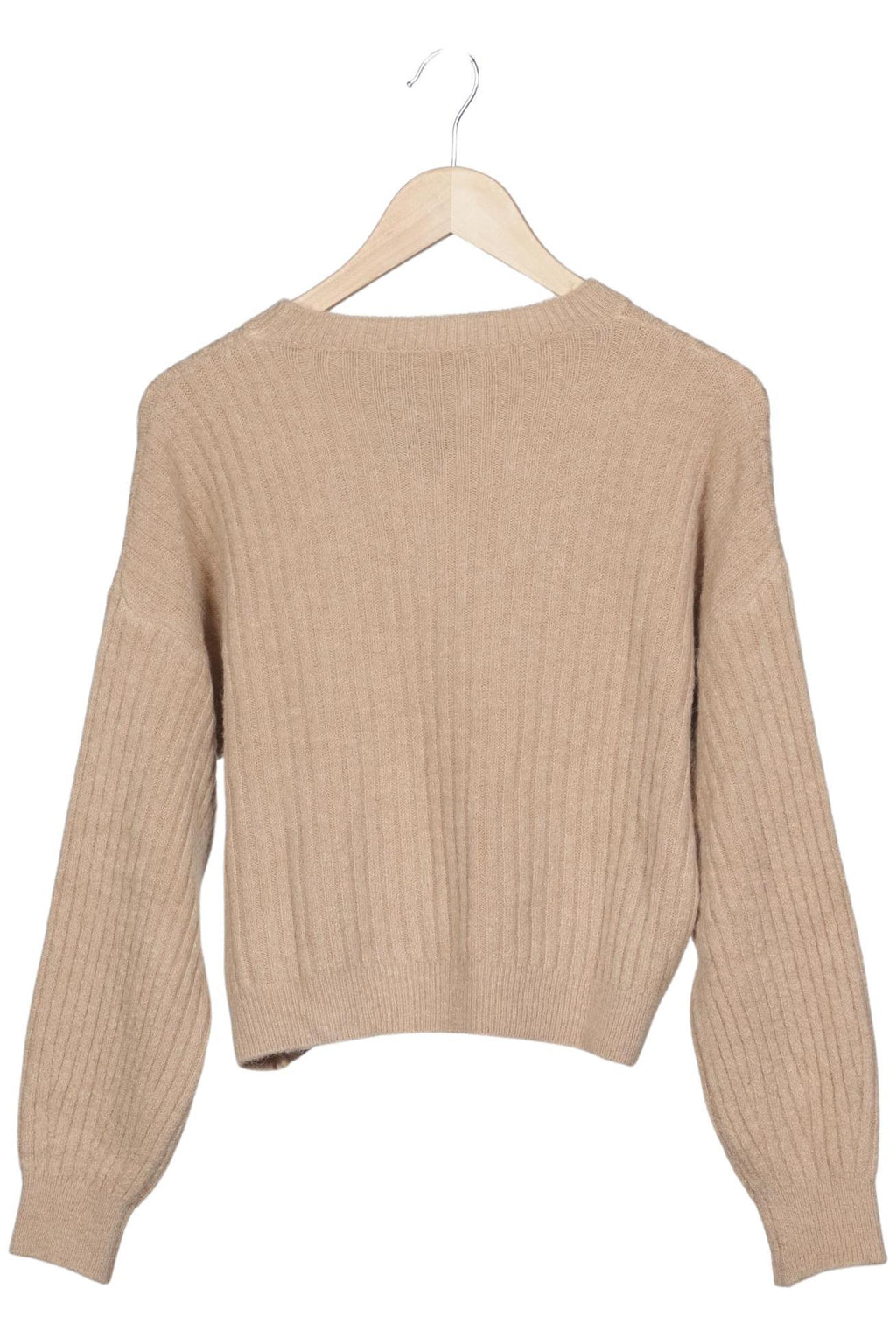 Oui Damen Pullover Beige L 3