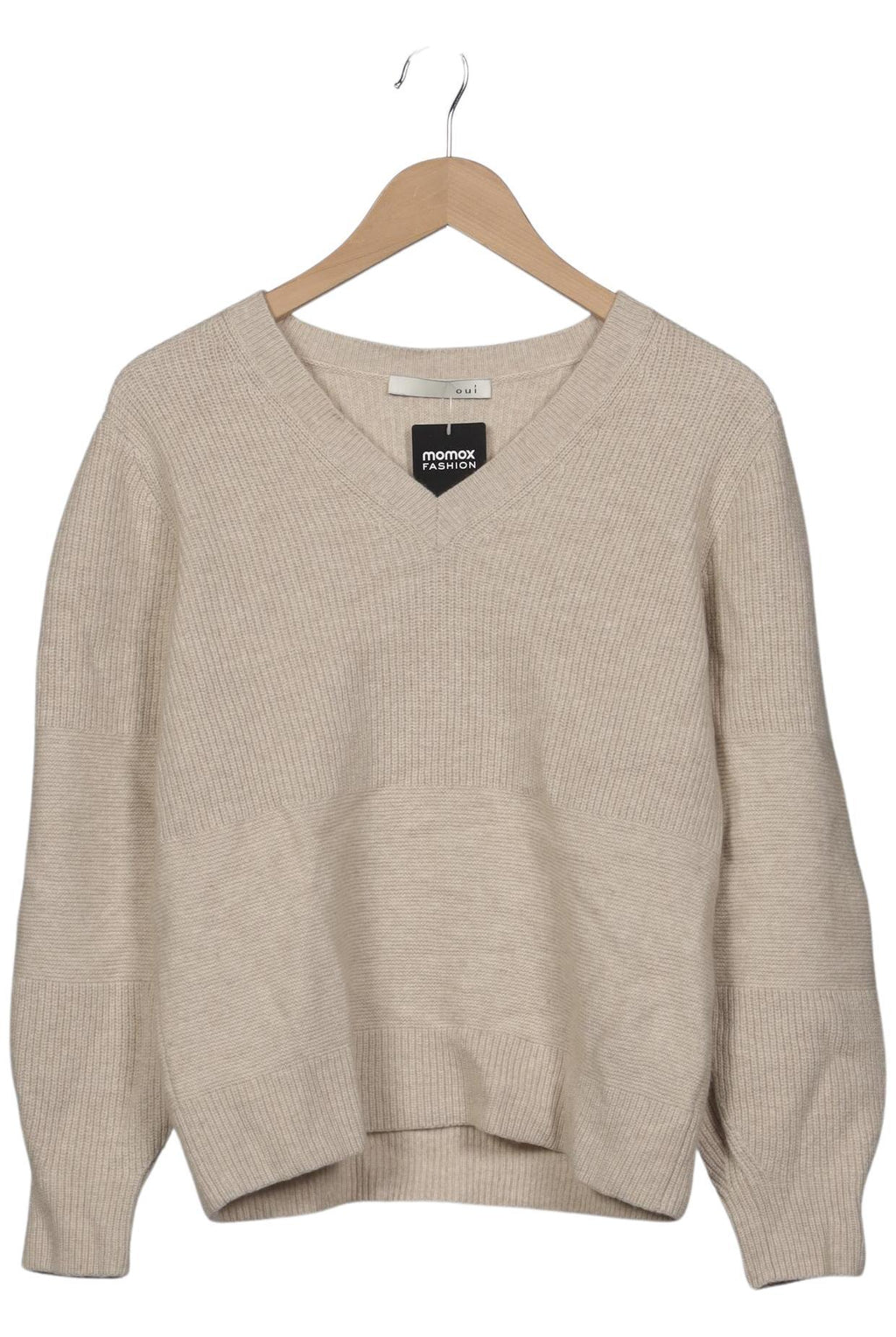 Oui Women's Sweater Beige EU 36 5