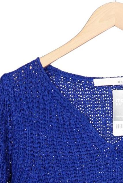 Oui Damen Pullover Blau EU 36 9