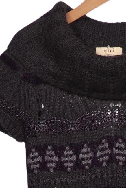 Oui Women's Sweater Grey Size XS Mohair 4