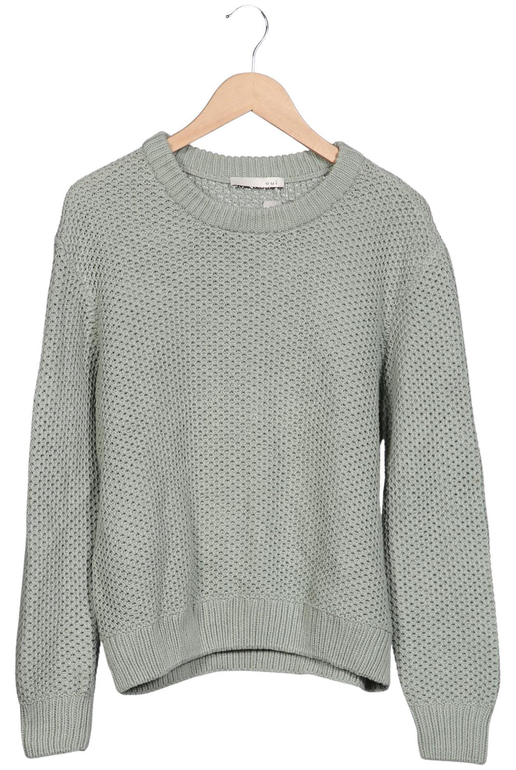 Oui Women's Sweater Light Green 40 2