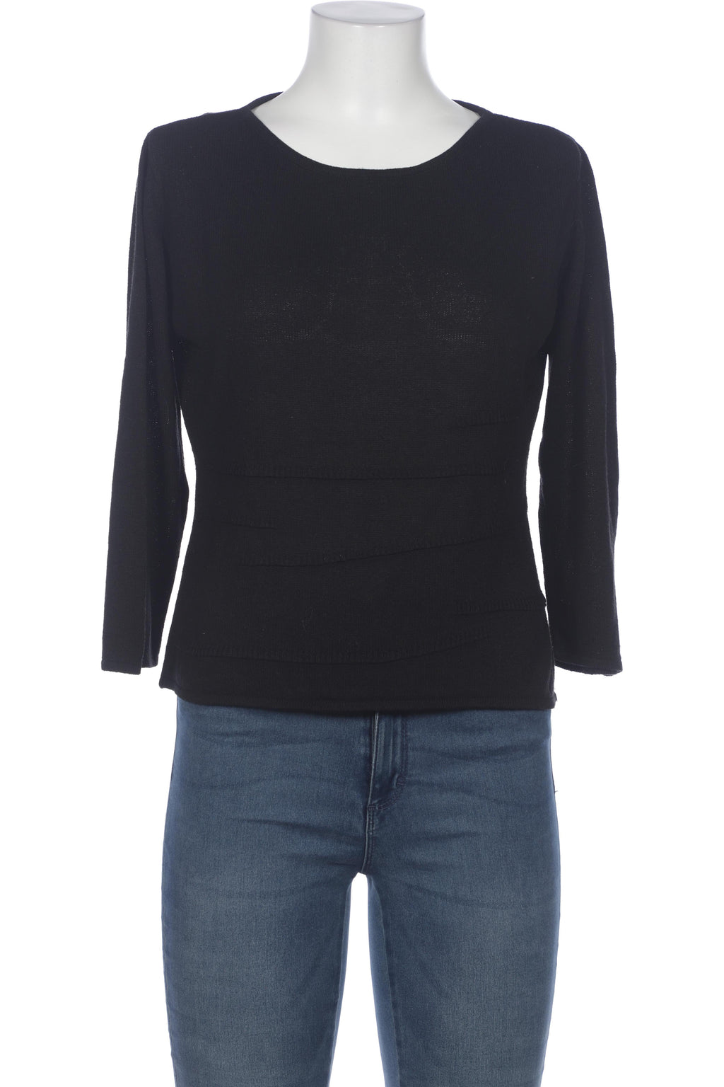 Oui Damen Pullover Schwarz Gr. L 9