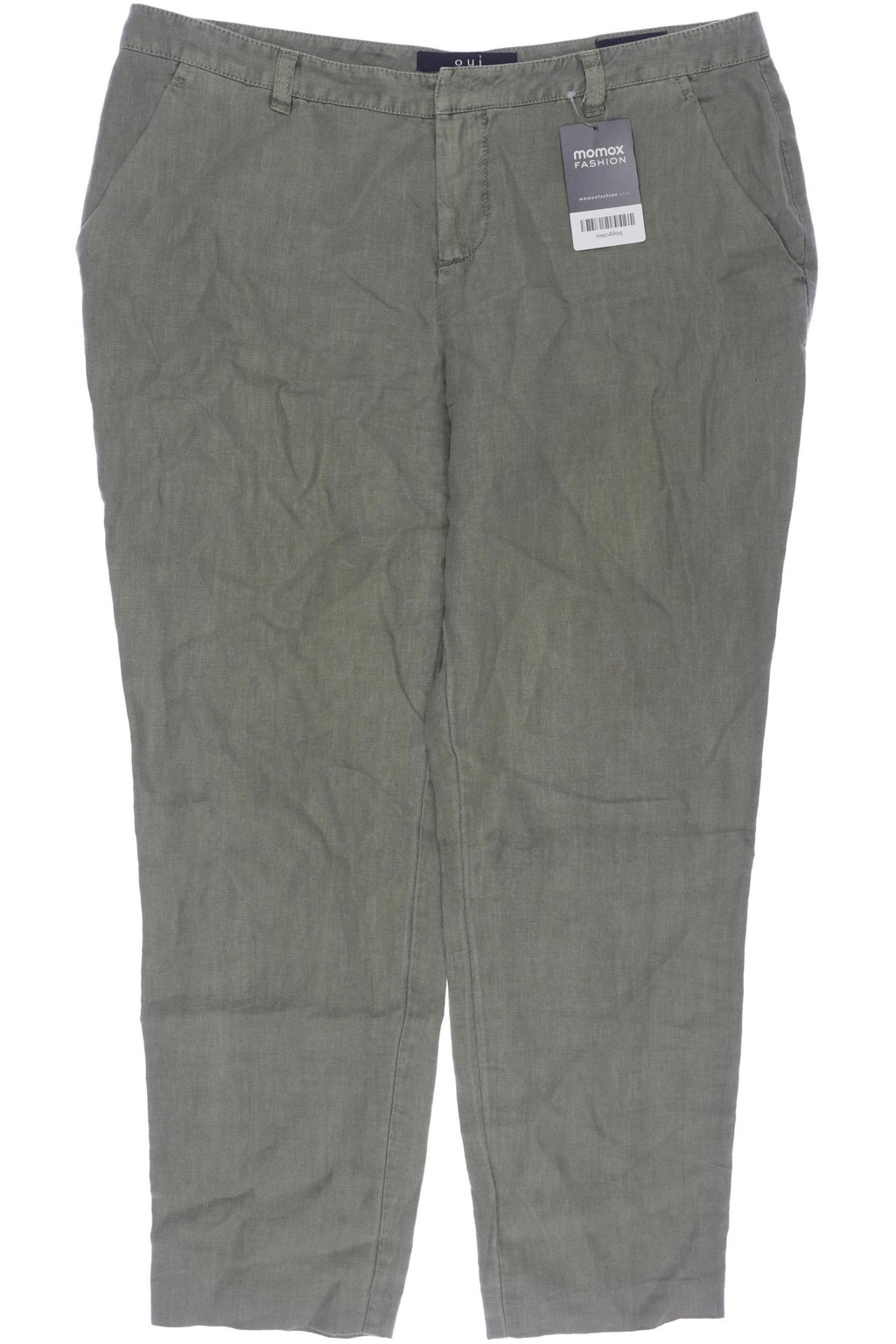 Oui Women's Trousers Green Size 35 4