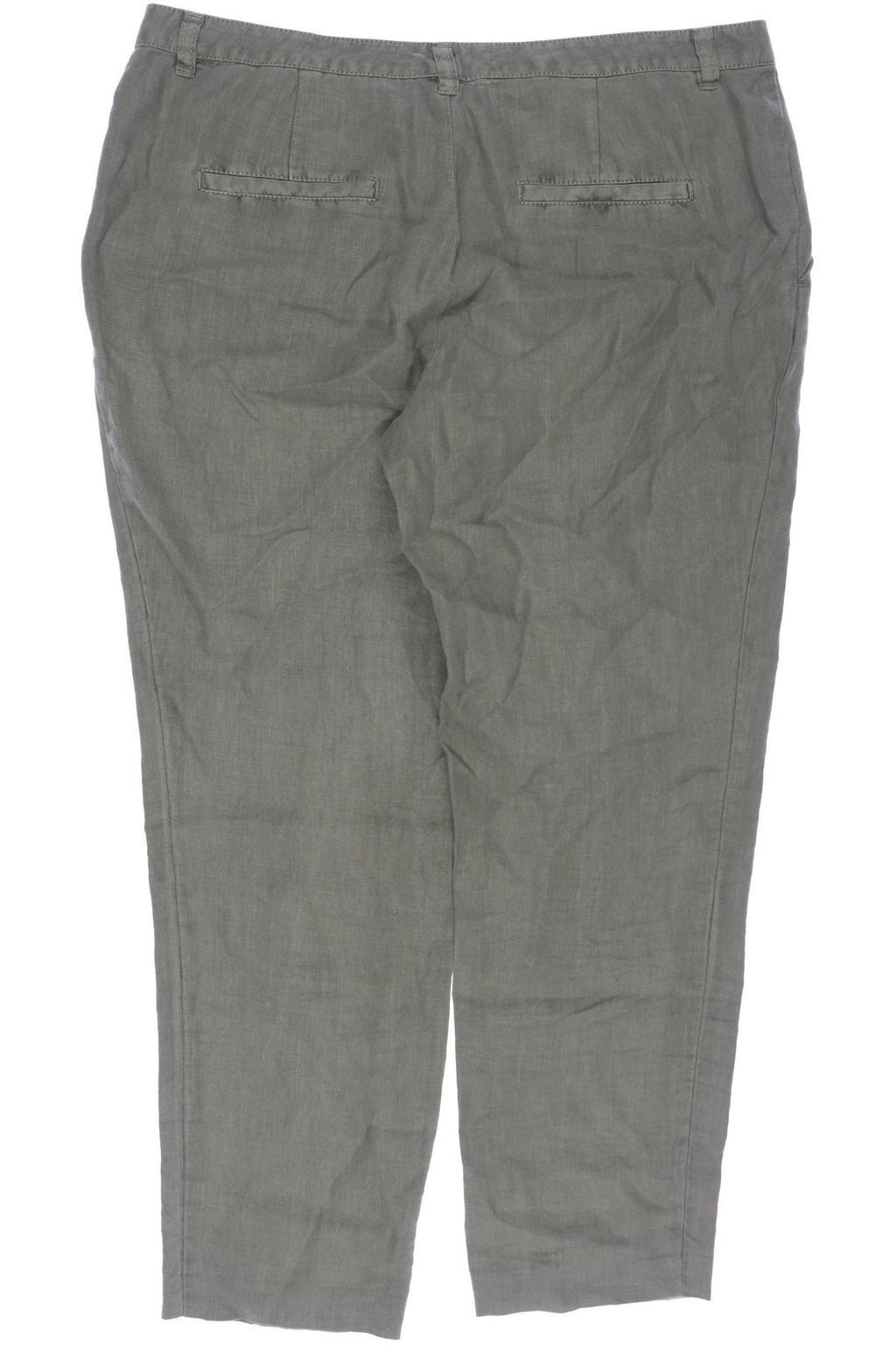 Oui Women's Trousers Green Size 35 5