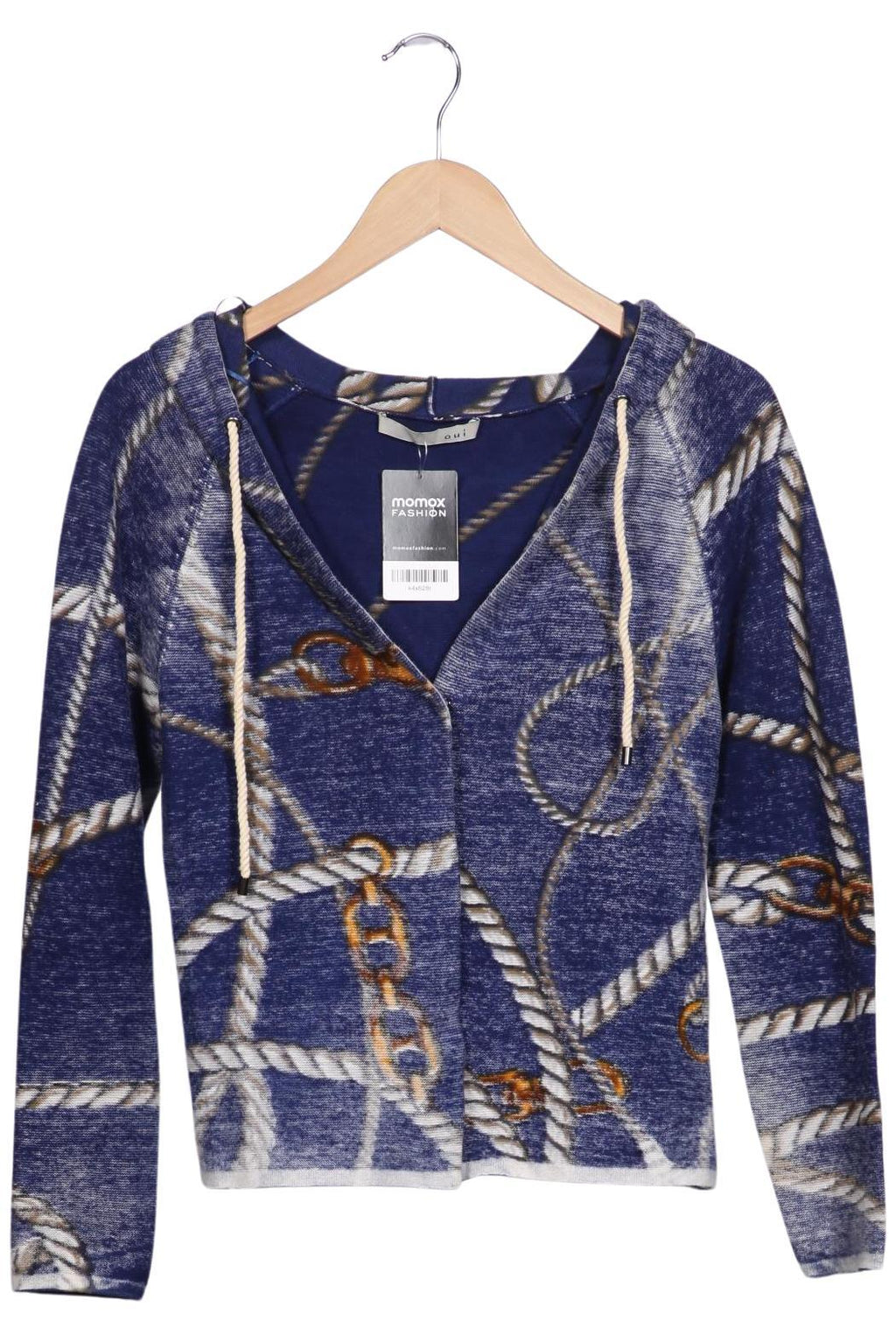 Oui Knit Cardigan Navy EU 36 Cotton 7