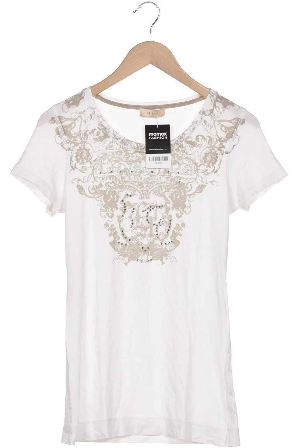 Oui Women's T-Shirt White Size XS 5