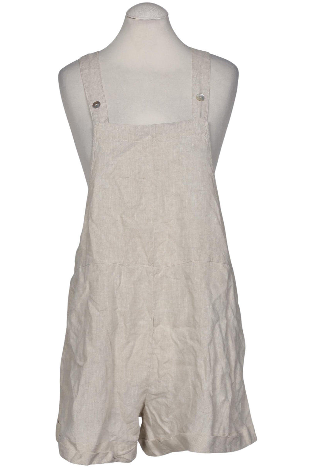 Oysho Damen Overall Beige Size S Linen 2