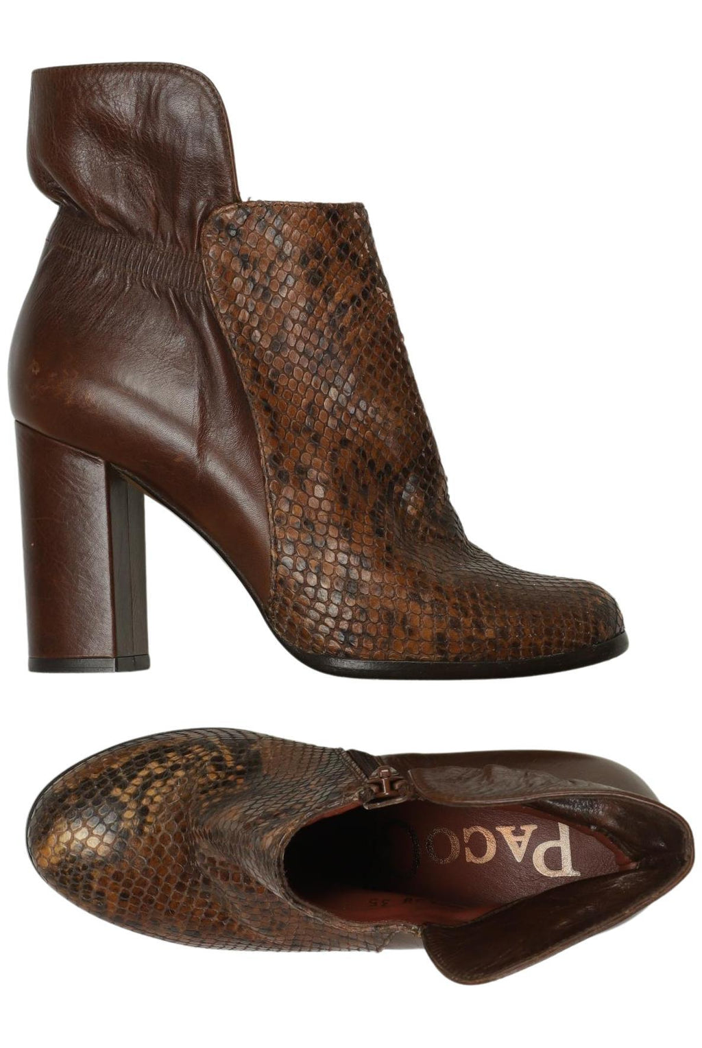 Paco Gil Women's Ankle Boot Brown 35 Leather 2