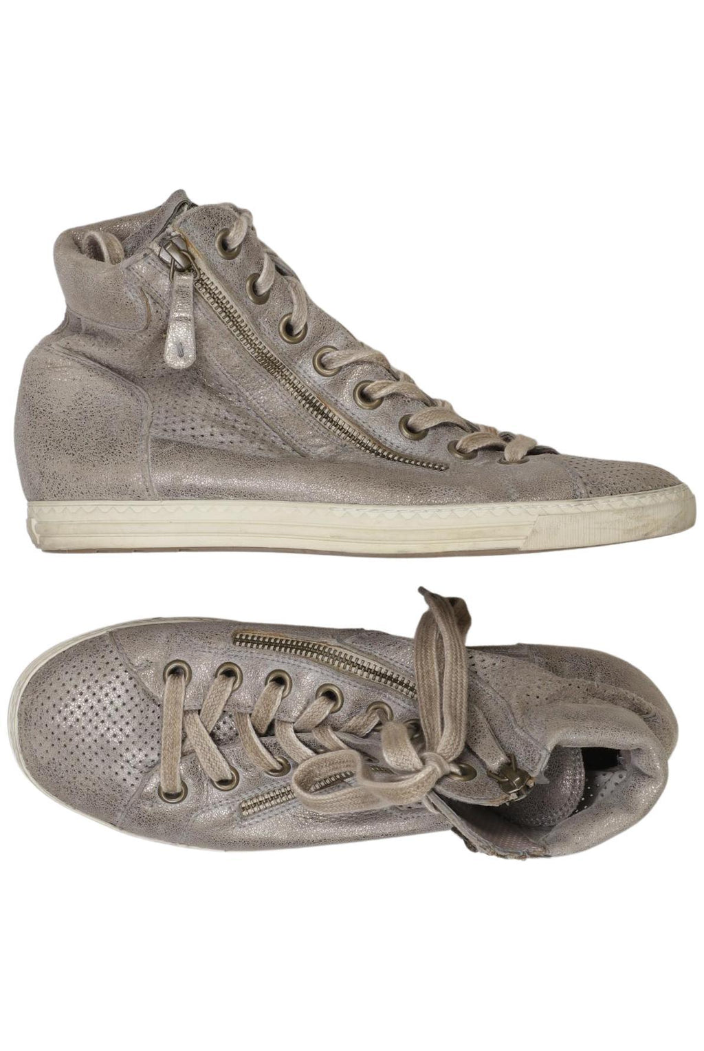 Paul Green Women's Sneaker Silver EU 38.5 Leather 5