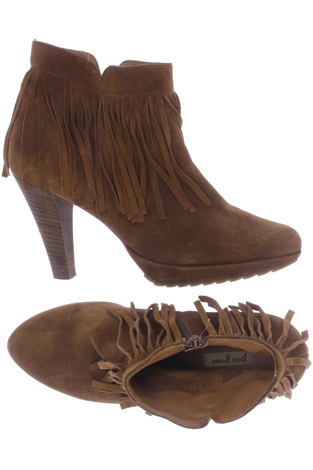 Paul Green Women's Ankle Boot Brown EU 41 Leather 3