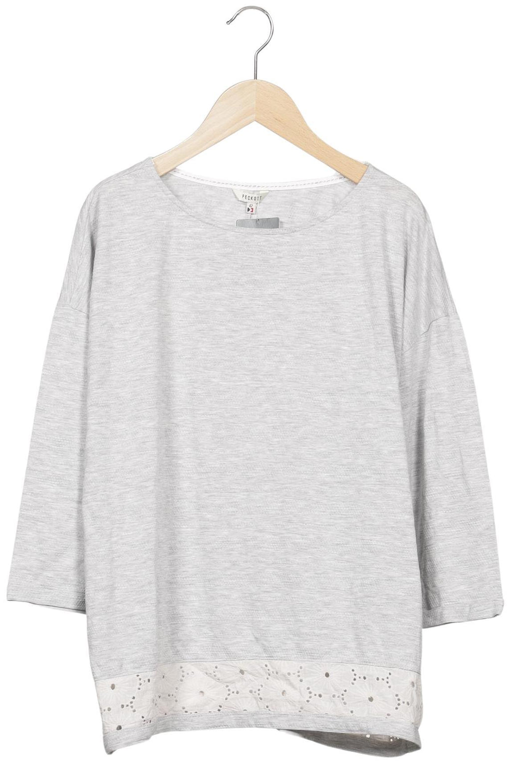 Peckott Damen Langarmshirt Gray EU 42 2