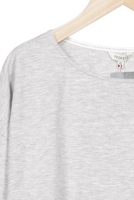Peckott Damen Langarmshirt Gray EU 42 4