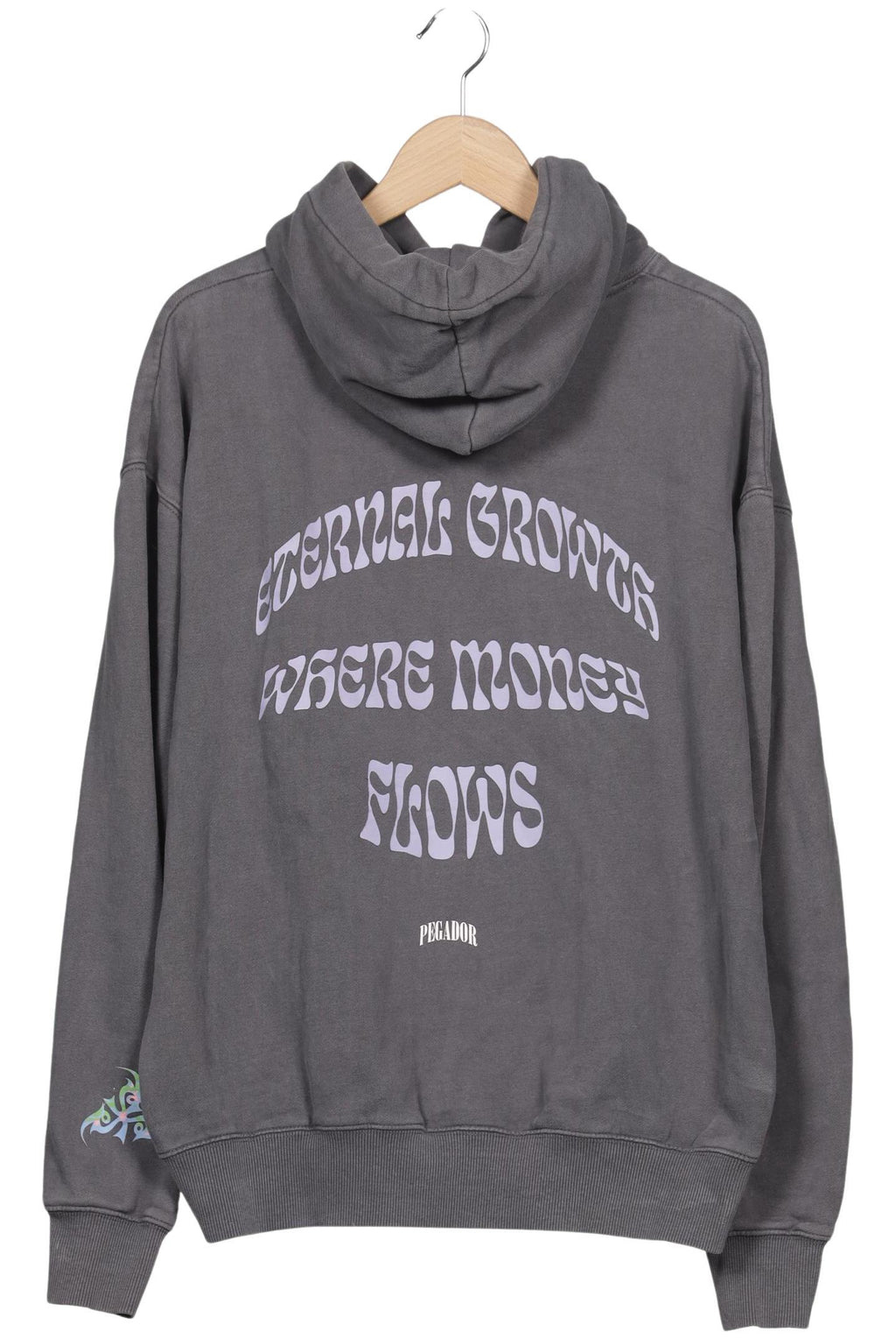 Pegador Herren Kapuzenpullover Grau S 4