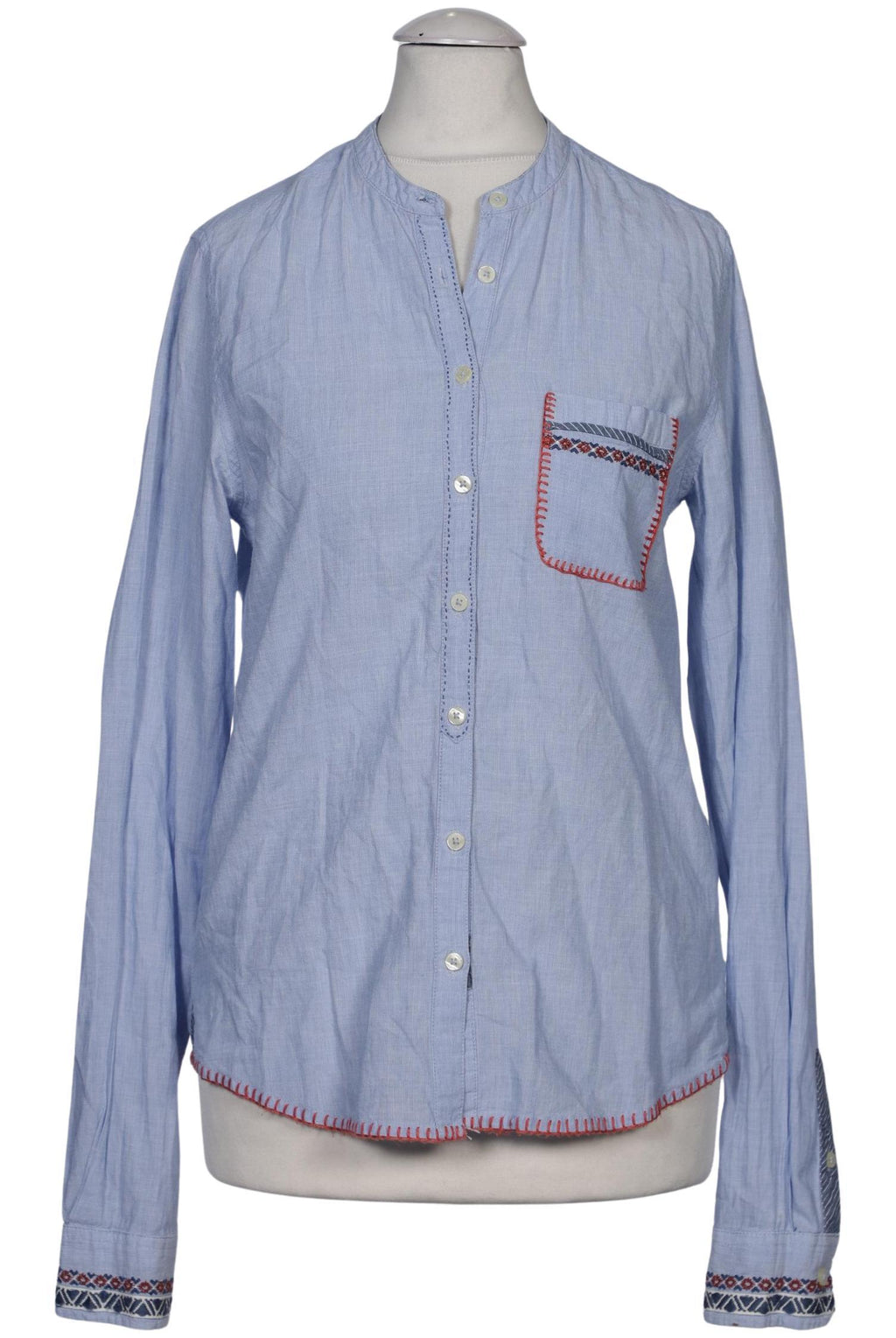 Pepe Jeans Damen Bluse Hellblau XS Baumwolle 6