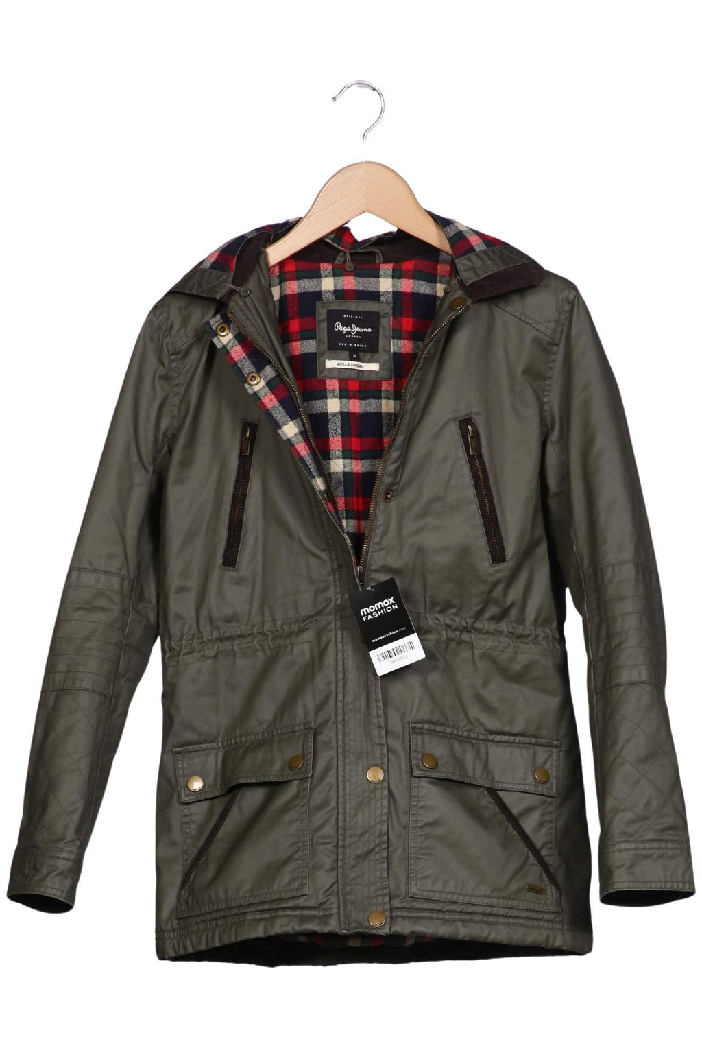 Pepe Jeans Women's Jacket Green Size M 4