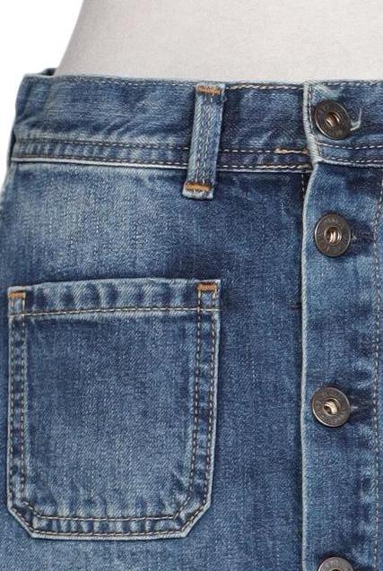 Jupe Femme Pepe Jeans Bleu Taille S Coton 7
