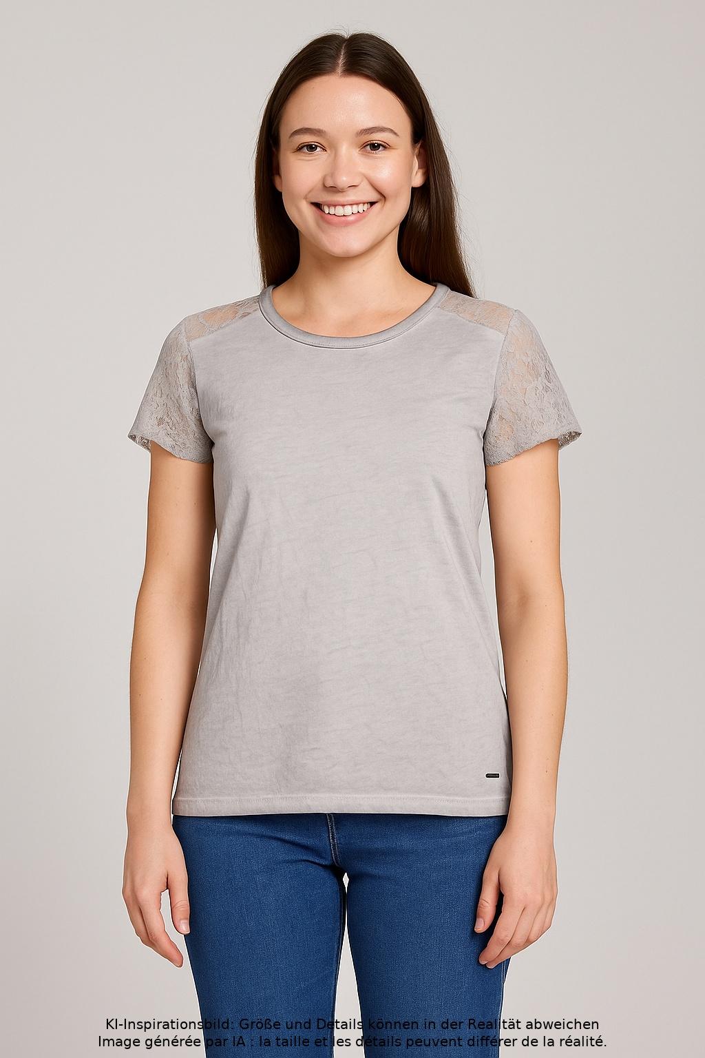 Pepe Jeans Damen T-Shirt Grau XXS 2