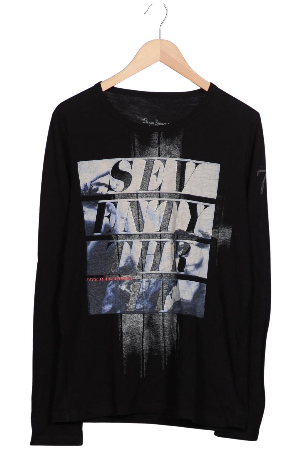 Pepe Jeans Men Long Sleeve Shirt Black L Cotton 2