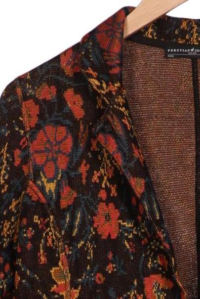 Peruvian Connection Cardigan Multicolor L Cotton 8