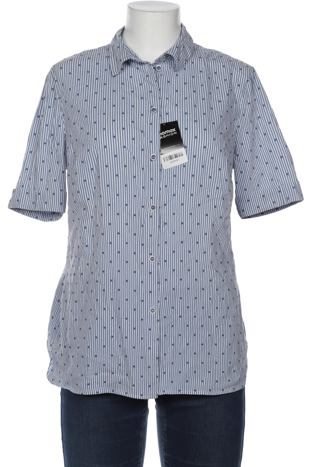 Peter Hahn Women's Blouse Blue Size XL 4