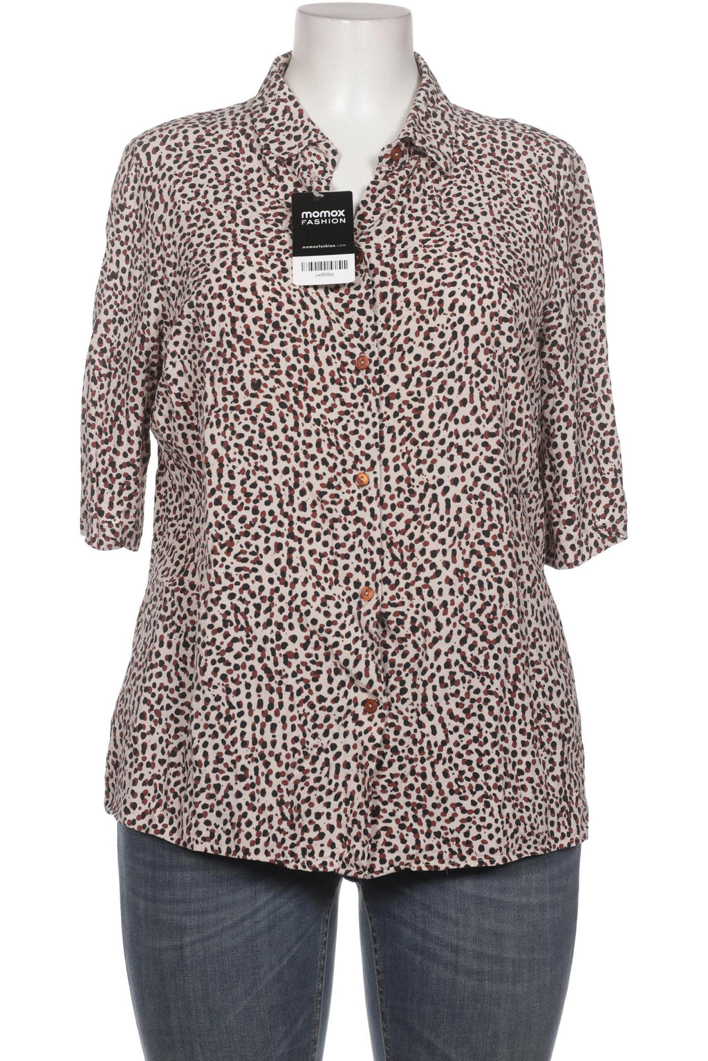 Peter Hahn Women's Blouse Bordeaux EU 46 4
