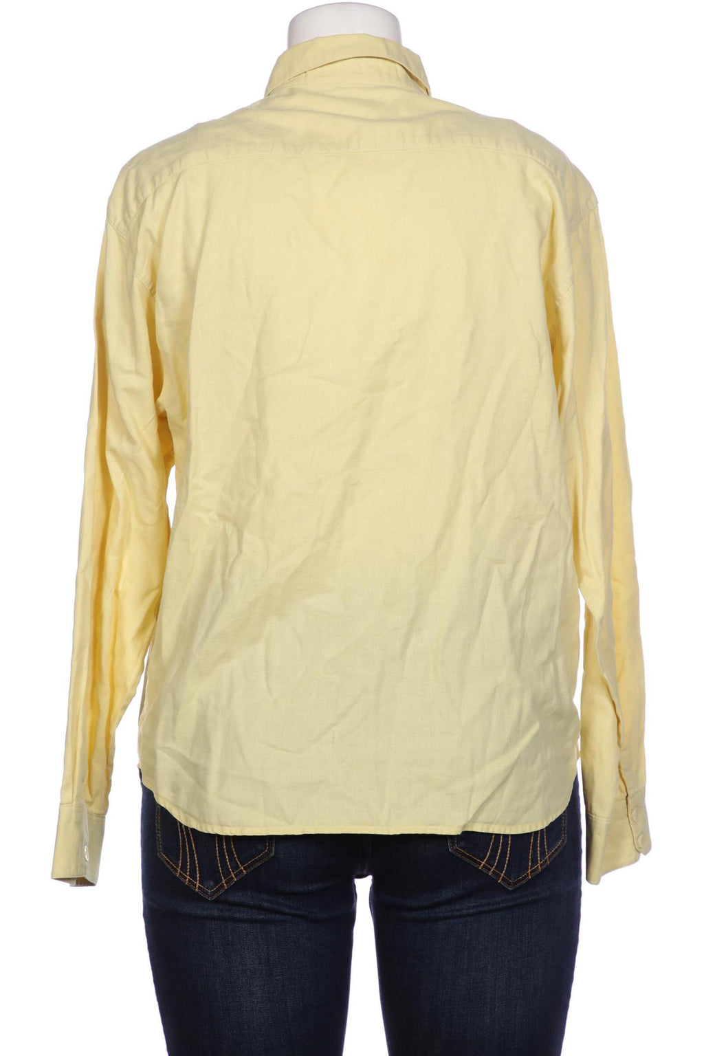 Peter Hahn Women's Blouse Yellow EU 44 Cotton 8