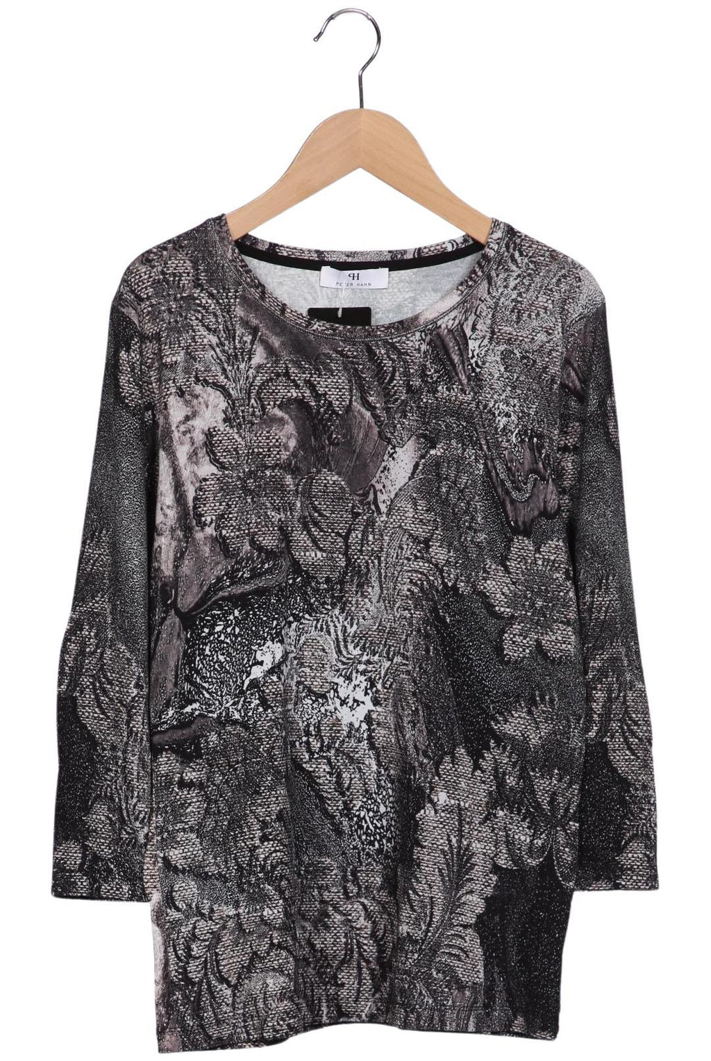 Peter Hahn Women's Long Sleeve Shirt Gray EU 36 2