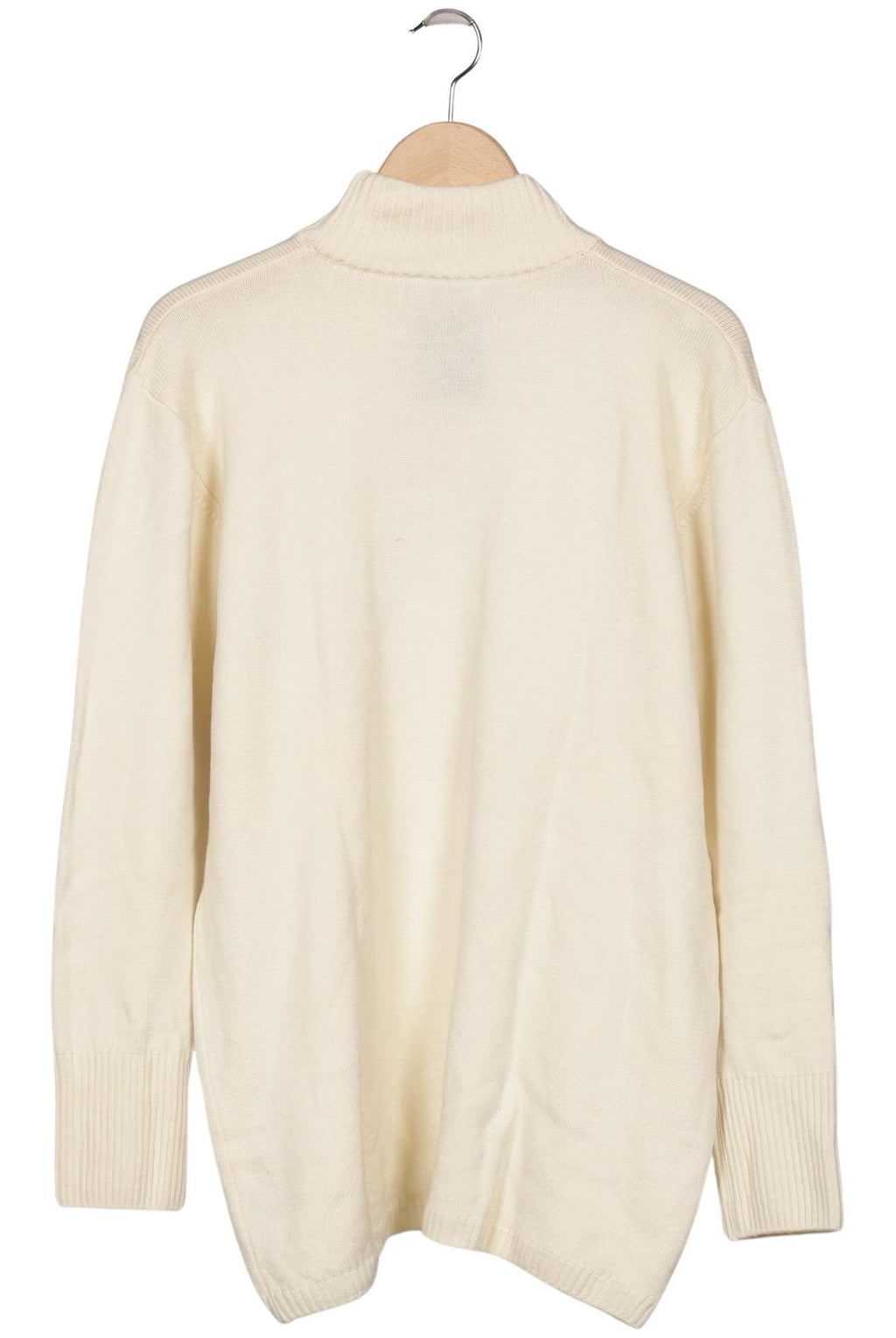 Peter Hahn Damen Pullover Cremeweiß Gr. EU 48 Schurwolle 3