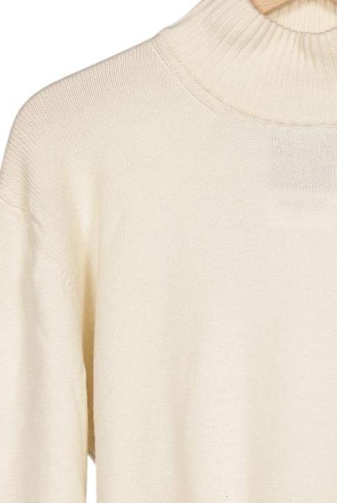 Peter Hahn Damen Pullover Cremeweiß Gr. EU 48 Schurwolle 4