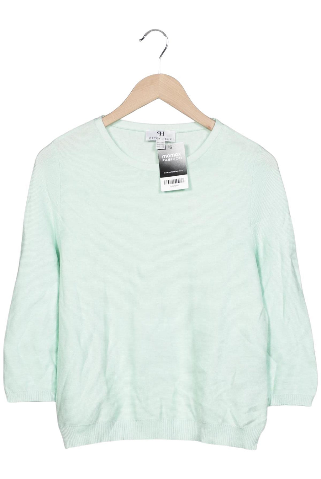 Peter Hahn Women's Sweater Light Green EU 40 Cotton 9