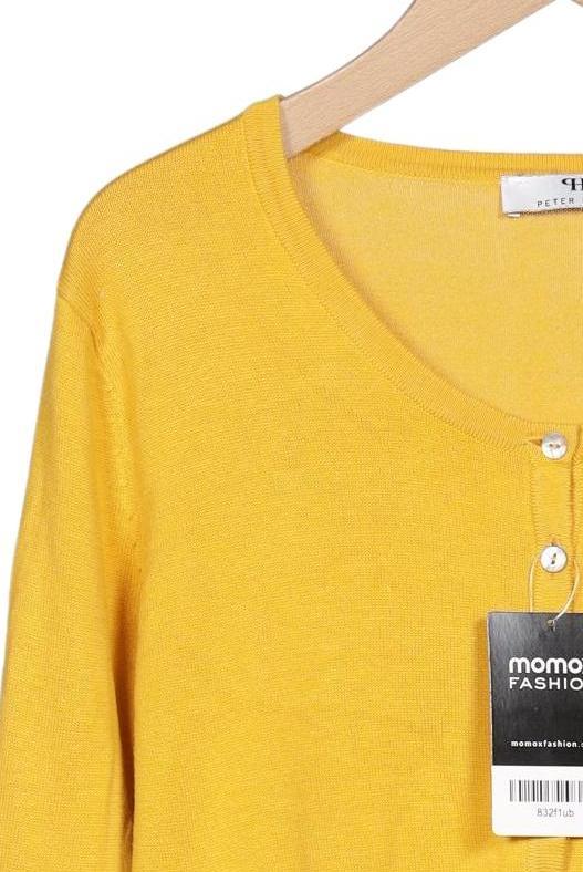 Peter Hahn Women's Cardigan Yellow EU 38 Cotton 6