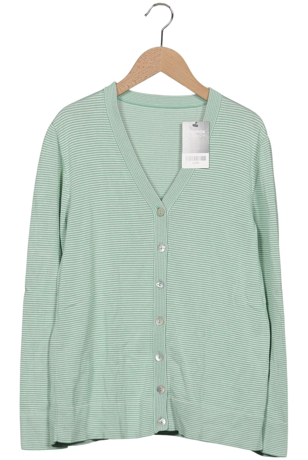Peter Hahn Damen Strickjacke Hellgrün L Seide Baumwolle 4