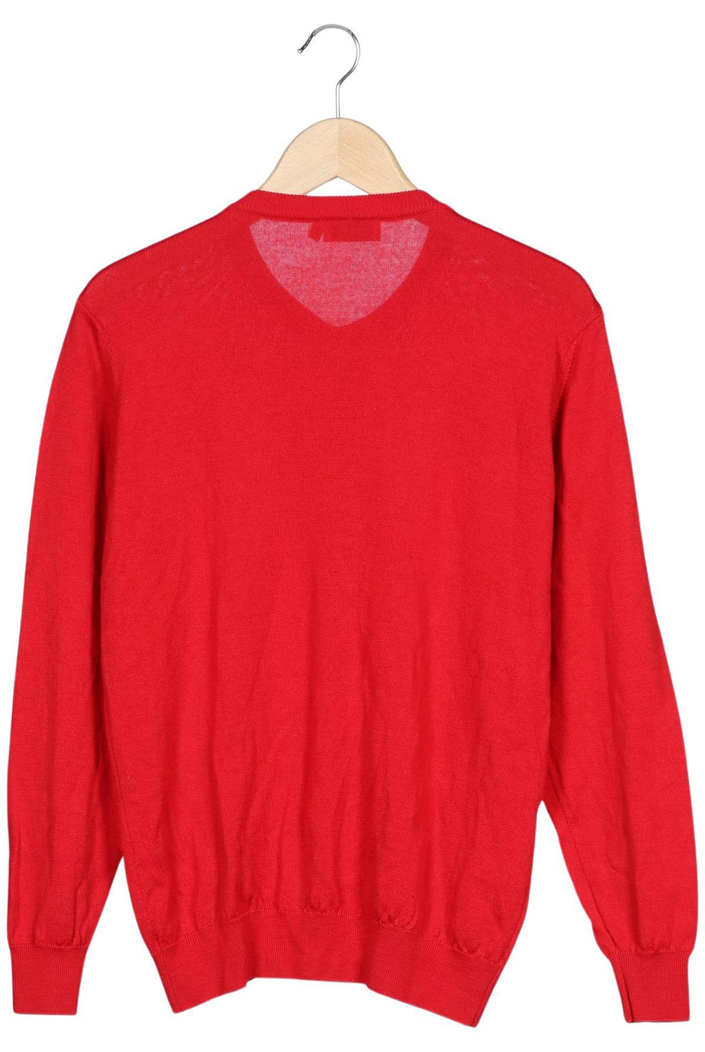 Peter Hahn Women's Cardigan Red EU 40 Virgin Wool Second Hand 5
