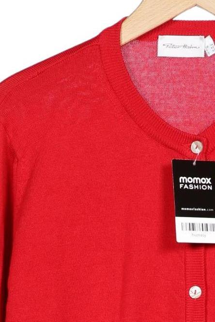 Peter Hahn Women's Cardigan Red EU 40 Virgin Wool Second Hand 6